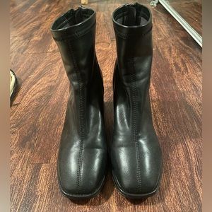 Square Toe Ankle Boots